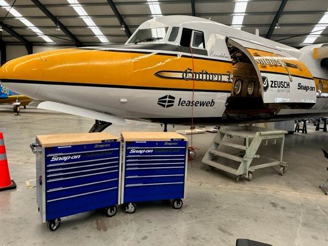 We’re helping to restore a Fokker F27 6 Aircarft Sponsorship Snap on Industrial 4
